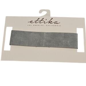 Ettika Light Blue Faux Suede Choker 1.25" Wide Casual Boho Festival Fairy